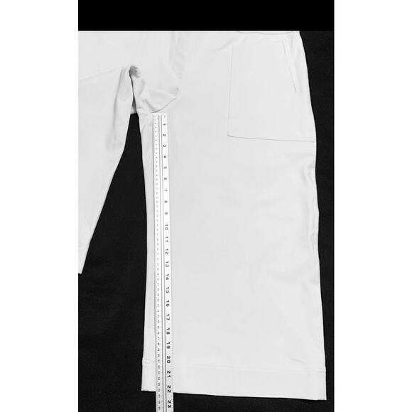SPANX Womens Pants 2XL On-the-Go Cropped Wide Leg White Pull-On Shaping Pants - Picture 7 of 12